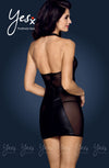 Yesx YX166 2pc Dress & Thong Black | Dresses | YesX