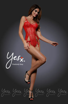  Yesx YX229 Teddy Red | Lingerie Sets | YesX