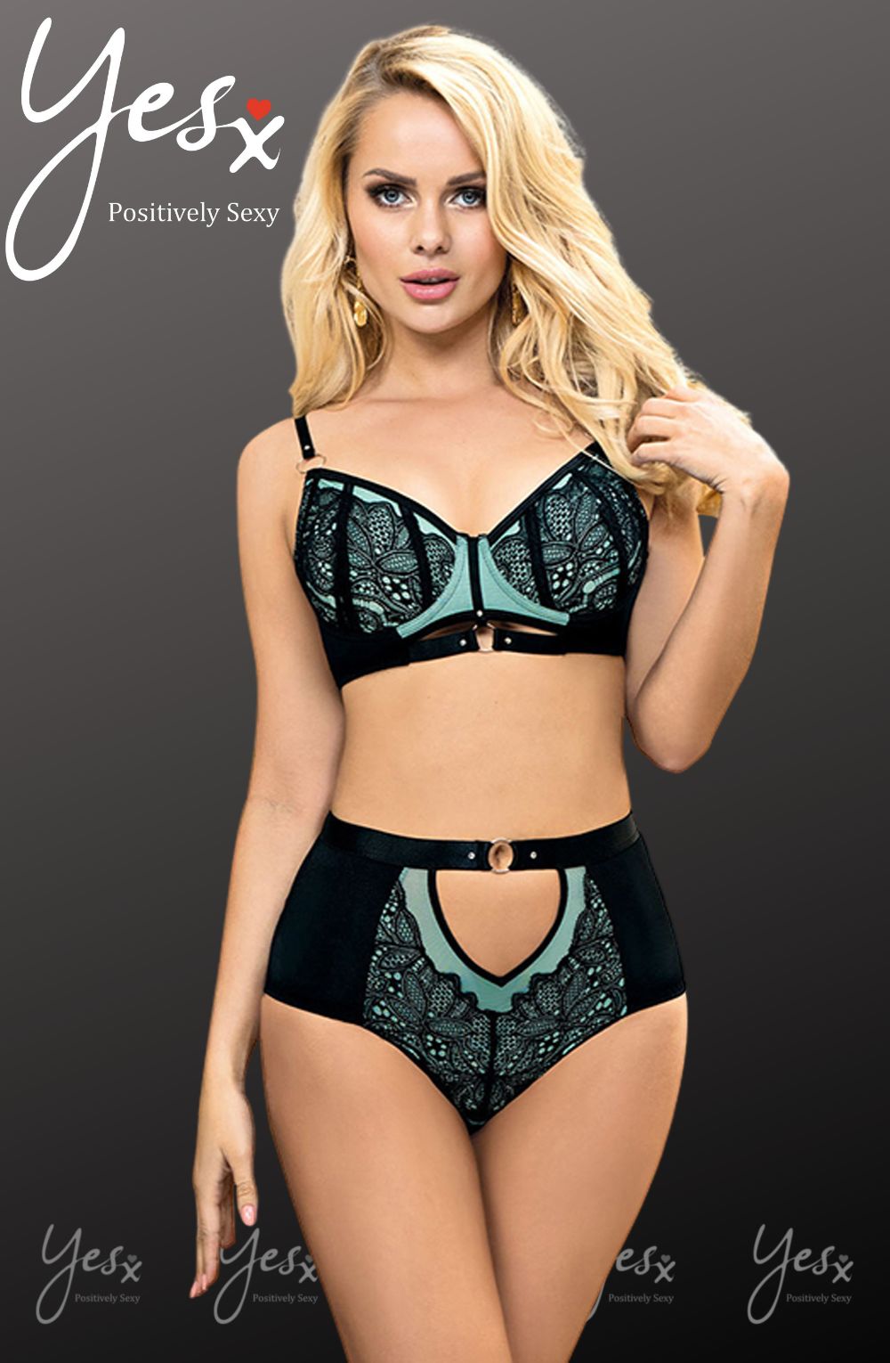 YesX YX830 Blue Bra Set | Lingerie Sets | YesX